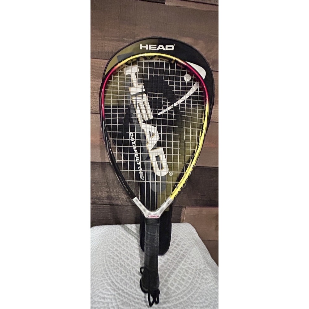 Head Catapult 180 Racquetball Pyramid V Racquet 3 5/8 Grip With Case‎